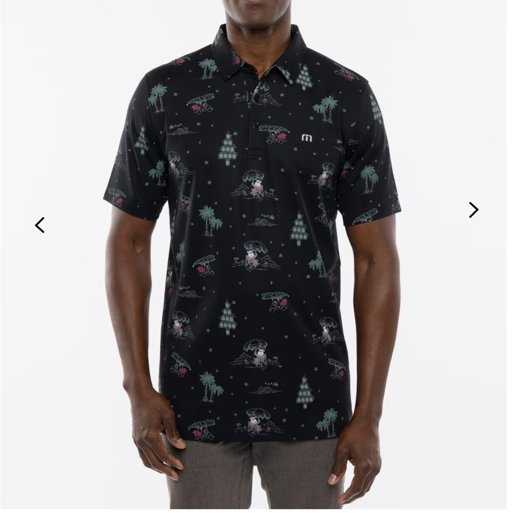NWT Travis Mathew California Christmas Polo - Picture 2 of 6